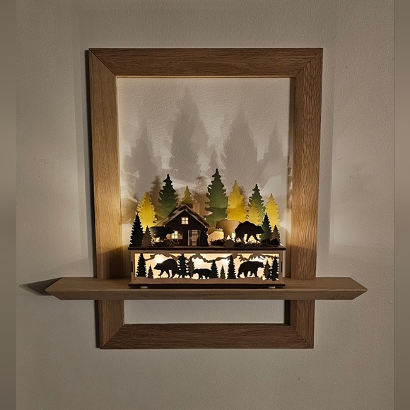Mcm  design picture frame shelf - Picture 6 of 8